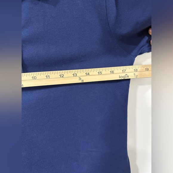 J.Crew Women’s Navy Polo Shirt S Collared Stretch Cotton Blend Top NWT - Picture 6 of 8